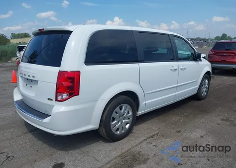 2017 Dodge Grand Caravan Se z USA, uszkodzony, nr VIN 2C4RDGBG6HR651763